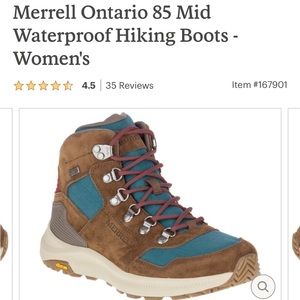 Merrell Ontario 85 Mid Waterproof Hiking Boots